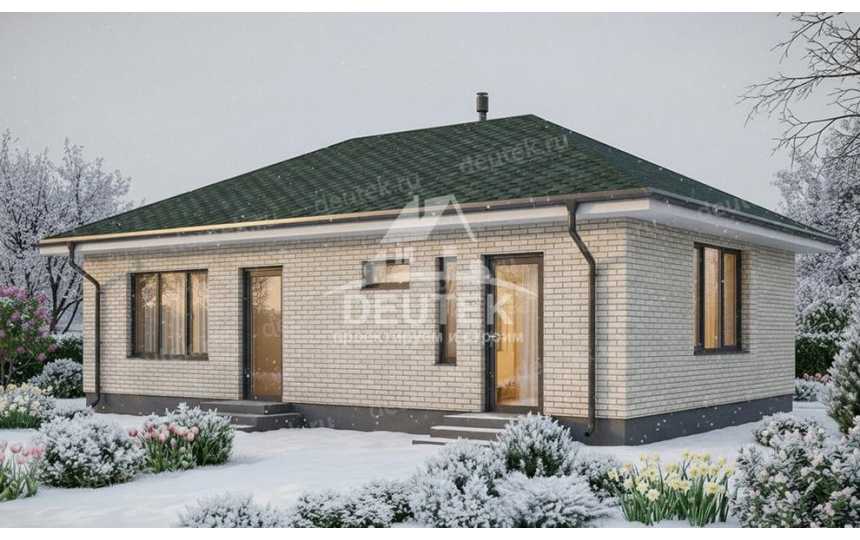 Проект бани 53,4 м² — комната отдыха 18,8 м², спортзал 15 м² и парная - LK-540