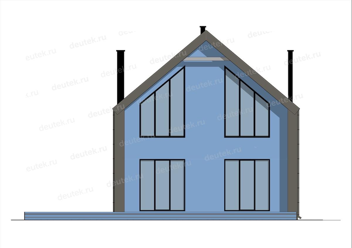 Проект дома в стиле БАРНХАУС - DTE-153 в Новосибирске