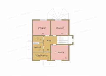 Проект двухэтажного каркасного дома в стиле Модернизм - KR12
