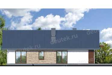 Проект европейского дома с камином 9 на 15 метров DTA100167