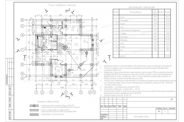 Проект дома 13 на 13 на свайном фундаменте DT0293